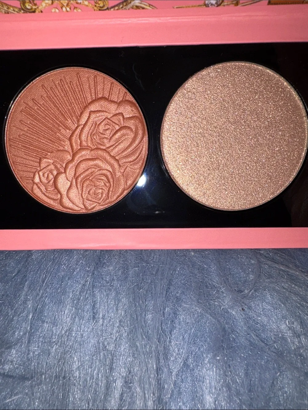 Pat McGrath Labs Divine Blush + Glow Trio Galactic Sun Blush & Highlighter New!!